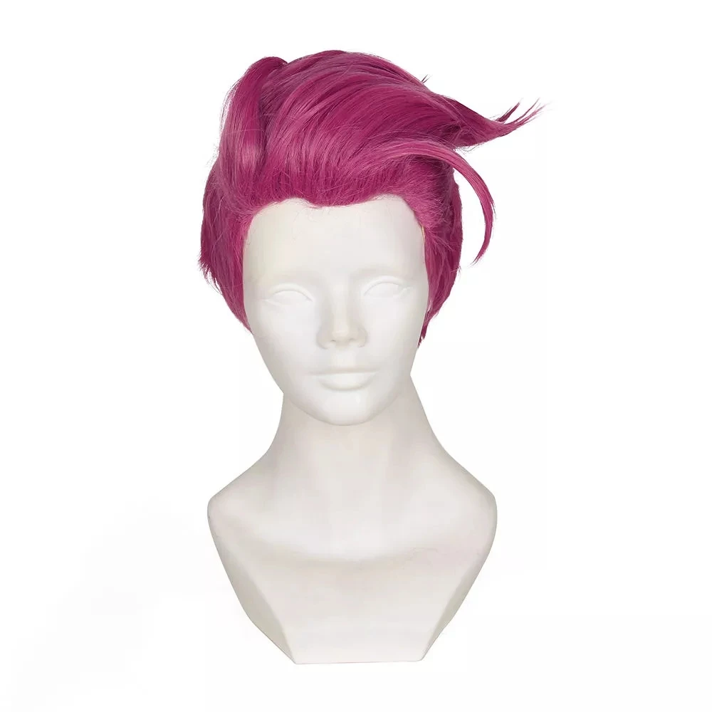 Ow Zarya Cosplay Rose Pink Wig